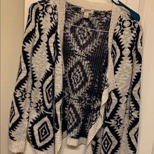 Aztec sweater cardigan